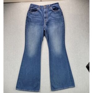 Levi's 70s High Flare Jeans Women's 31 Blue Big E Premium Denim Wide Leg W31 L31